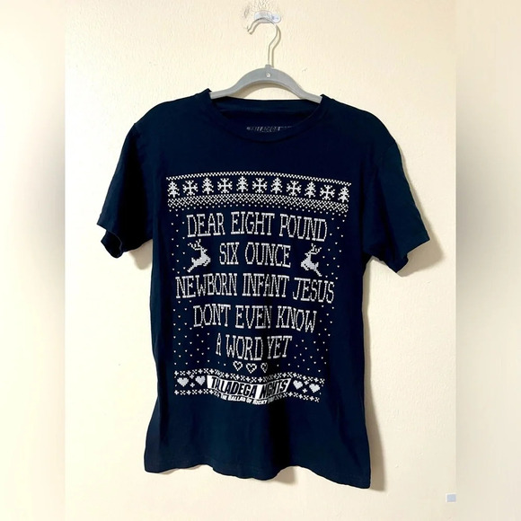 Talladega Nights Baby Jesus Christmas Graphic tee. Unisex size Small Comedy - Picture 1 of 4